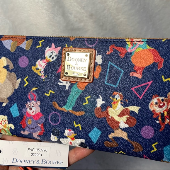 Disney Afternoon Dooney & Bourke Wristlet Wallet by Cortney Williams 90s - Picture 5 of 10